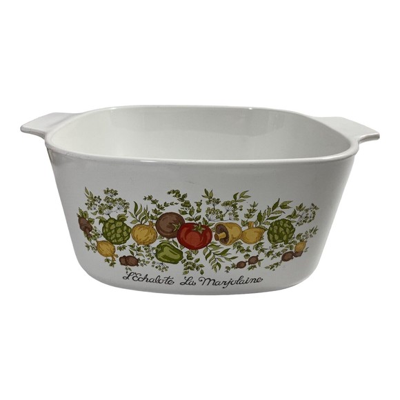Corningware Other - Corning Ware 3 Qt Casserole Dish L'Echalote La Marjolaine A3B Vintage 70's USA